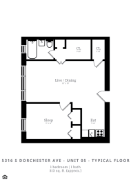 1 bed, 1 bath, $1,199