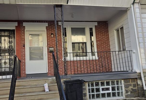 Beautiful West Philadelphia Porch Front