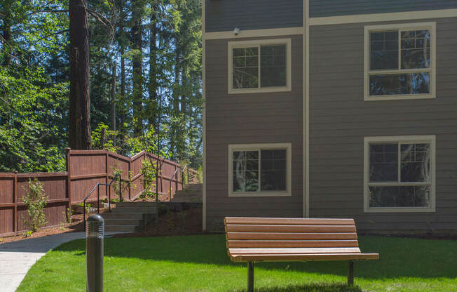 Walking Trail and Park Bench