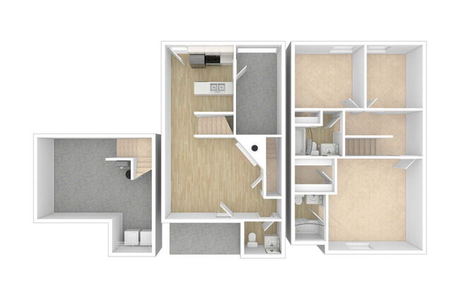 3 beds, 2.5 baths, 1,612 sqft, $2,065