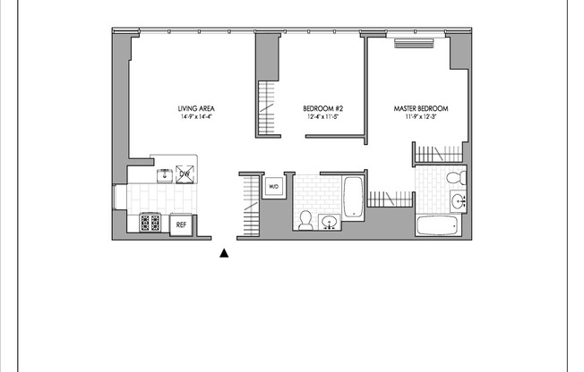 2 beds, 2 baths, $5,858, Unit 2219