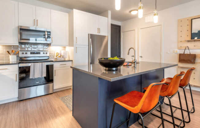 Kitchen with Stainless Steel Appliances