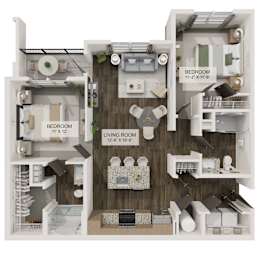 2 beds, 2 baths, 1,067 sqft, $2,120