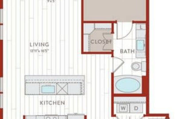 2 beds, 2 baths, 1,011 sqft, $1,840