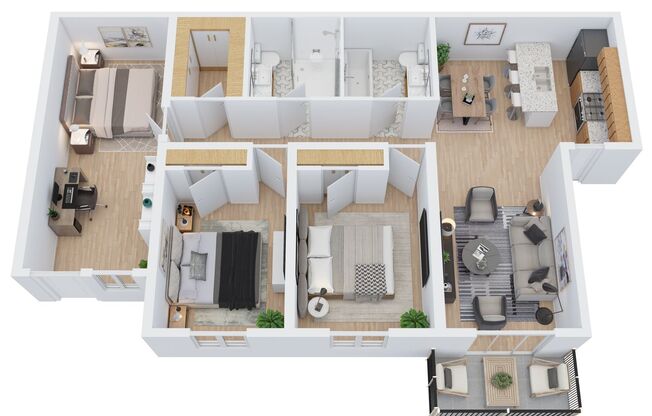 3 beds, 2 baths, 1,120 sqft, $1,795, Unit 1909-226