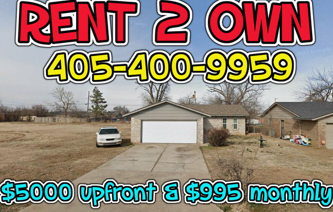 3BD Home needing some TLC!! Has Fenced in Backyard & a 2-Car Garage!!