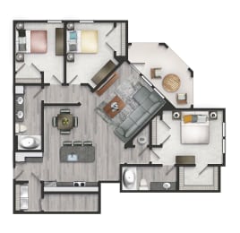 3 beds, 2 baths, 1,487 sqft, $2,370
