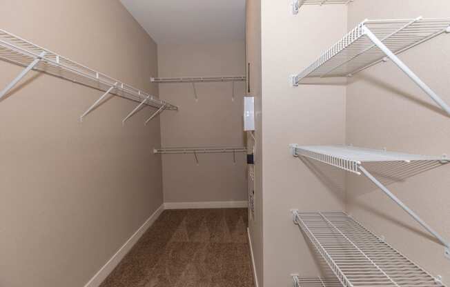 Closet at Level 25 at Cactus by Picerne, Las Vegas, Nevada
