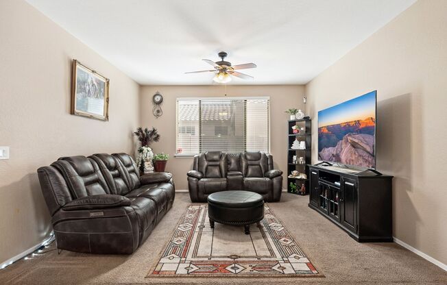 Welcome Home! This stunning 4 bedroom, 3 bathroom home located in Stonefield Community!