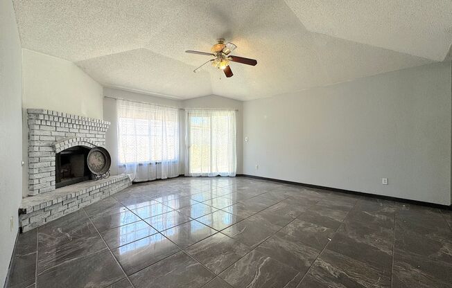 East El Paso 4 bed plus office area with Refrig A/C!