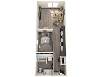 1 bed, 1 bath, 658 sqft, $1,875