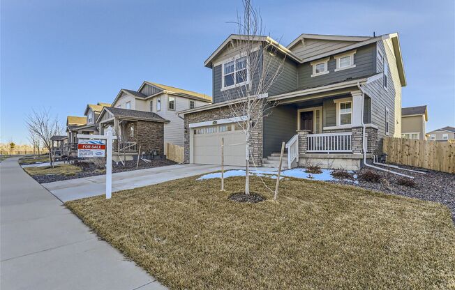 Stunning New Build in Aurora with Sleek Finishes, a Chef's Dream Kitchen with Stainless Steel Appliances including Gas Stove and Double Oven! Minutes to E470 and I70!