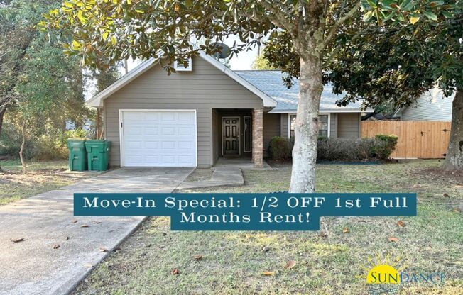 Beautiful 2 Bedroom Home in Fort Walton Beach; Move-in Special!