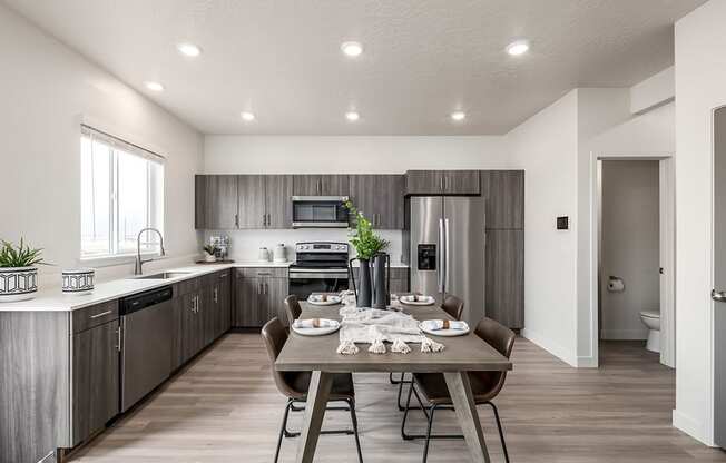 Kitchen fill view at Banner Hill, Bluffdale, UT