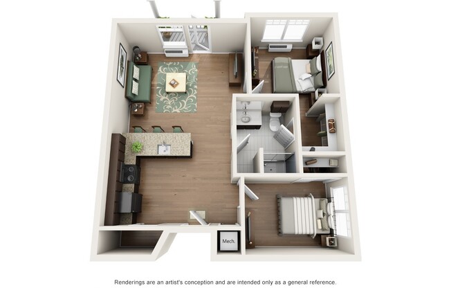 2 beds, 1 bath, 707 sqft, $2,295, Unit 139