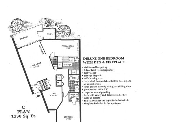 1 bed, 1 bath, 1,120 sqft, $1,905, Unit 072-040C