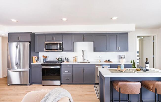 Elevate your cooking with a moveable chef’s island at Modera Argyle.