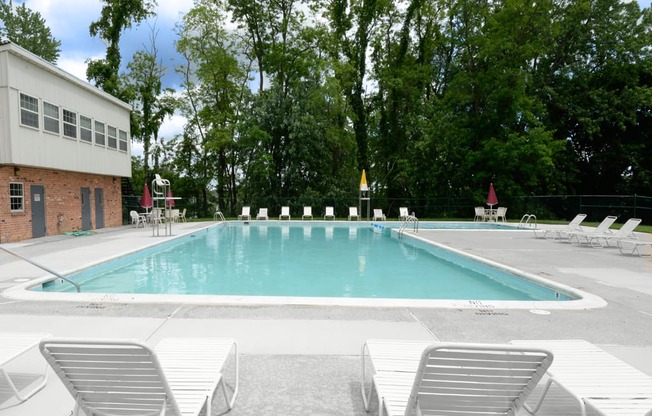 Large private swimming pool