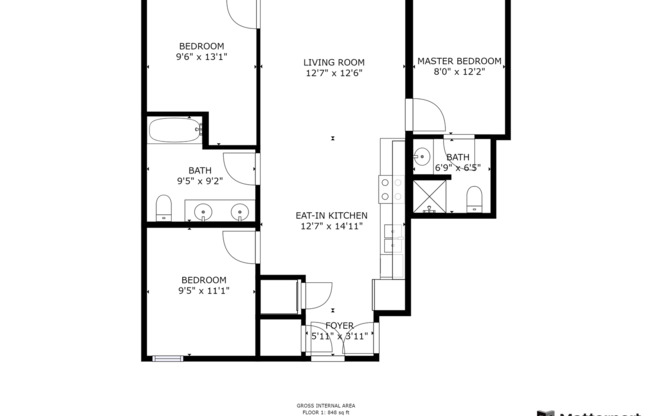 3 beds, 2 baths, 900 sqft, $2,730