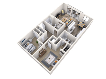 2 beds, 2 baths, 920 sqft, $1,765