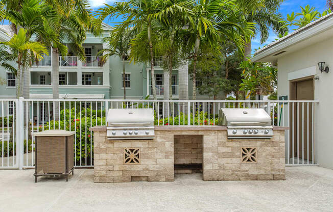 Grill Area at The Dakota, Jupiter, FL