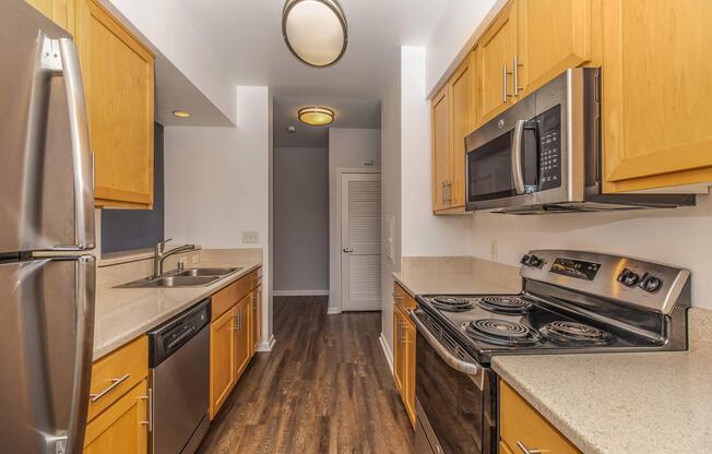 Kitchen at The Village at Town Center in El Cerrito CA