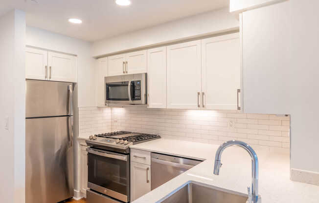 Kitchen with Stainless Steel Appliances