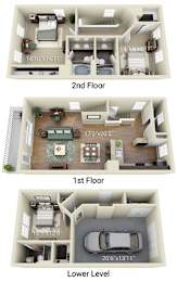 3 beds, 3.5 baths, 1,495 sqft, $2,270