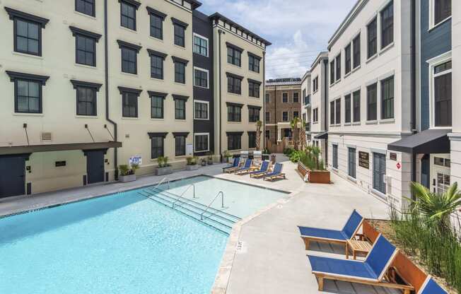 Pool at The Merchant Apartments, Charleston, SC