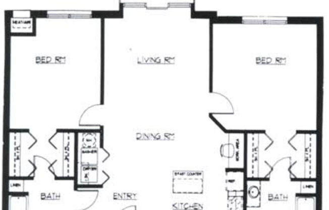 2 beds, 2 baths, 1,204 sqft, $1,945, Unit 6501-301