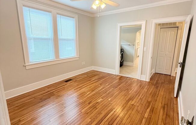 Spacious 2BR/1BA downstairs apartment in 2-unit building.