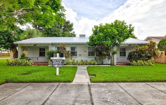 Completely remodeled quadruplex, with two duplex buildings and over half acre of land, partially fenced