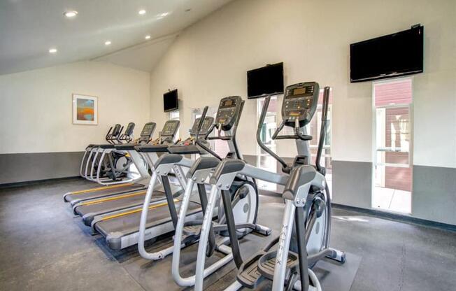 fitness center- cardio machines