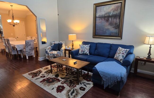 FULLY FURNISHED, 2148 Reserve Lane - Augusta, GA, 3 Bedroom Corporate Rental with 1 Car Garage