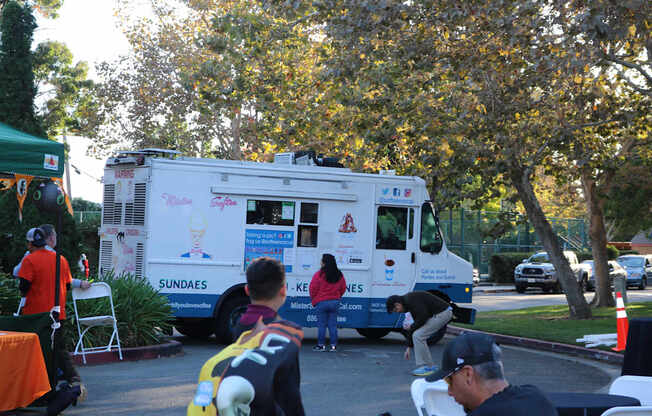 Residents enjoy a sweet treat!