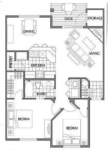 2 beds, 1 bath, 895 sqft, $1,980