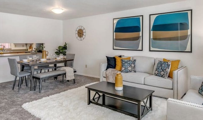 Living Room Sofa at Alder Creek Apartments, Vancouver