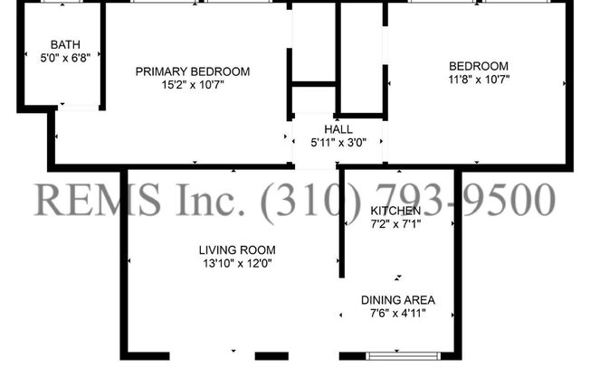 2 beds, 1 bath, 650 sqft, $2,895, Unit 05