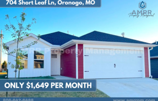 Gorgeous 3 Bedroom Home In Oronogo, MO