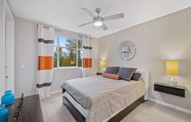 Bedroom at Beaumont Apartments, 14001 NE 183rd Street, WA
