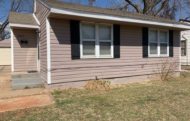 Great Deal on 2 bed 1 bath in OKC: 2937 Northwest 45th Street