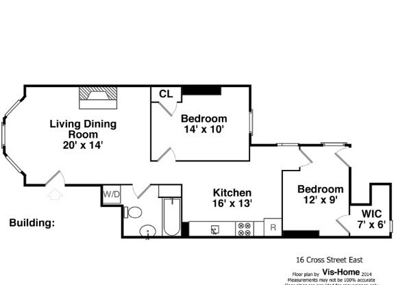 2 beds, 1 bath, 860 sqft, $2,700, Unit 1