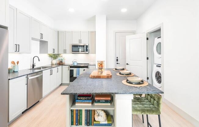 ENERGY STAR® stainless steel appliance package with front control ranges and hidden control dishwashers