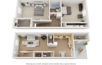 2 beds, 1.5 baths, 976 sqft, $1,300, Unit 400D