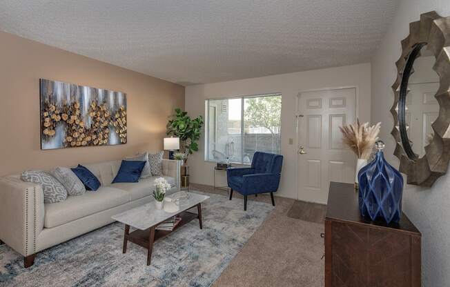Canterbury Downs model living room entry, Roseville, CA, 95678