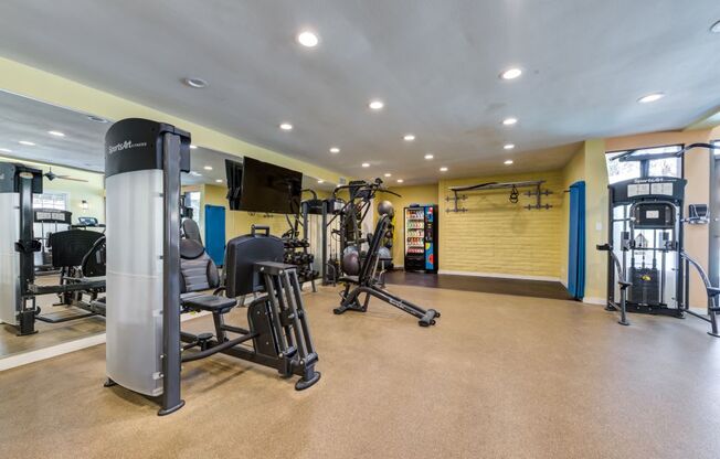 Westlake Village, CA Apartments for Rent - Meadows Westlake Village Fitness Center with premier gym equipment