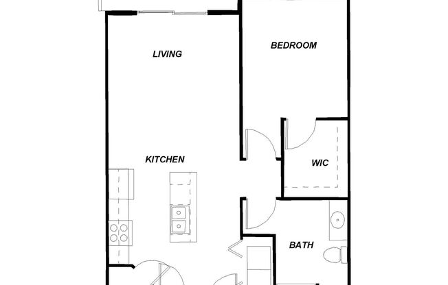 1 bed, 1 bath, 760 sqft, $1,595, Unit 5117-311