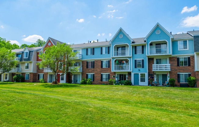 Lush Green Outdoor Spaces at Irish Hills Apartments, Indiana