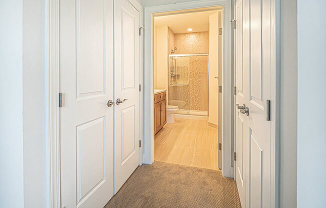 Ample closet space at Heritage Court, Ewing, New Jersey