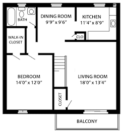 1 bed, 1 bath, 858 sqft, $2,045
